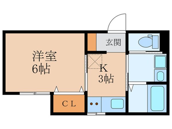 アイビスＢ棟の物件間取画像